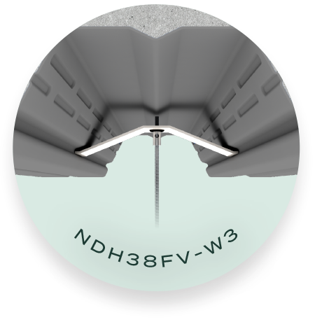 NDH38FV-W3 hanger illustration